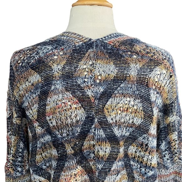 Soft Surroundings Pendley Wool Boho Slouchy Western Equestrian Cardigan-L/XL - Picture 10 of 15